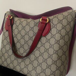 Gucci Vintage Supreme GG Monogram Two Way Shoulder Bag